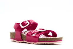 Birkenstock Rio Kids Patent Fuchsia