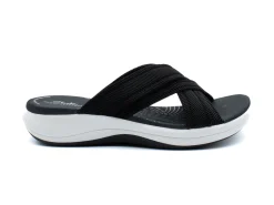 CLARKS Mira Isle Black Slide Sport Sandal