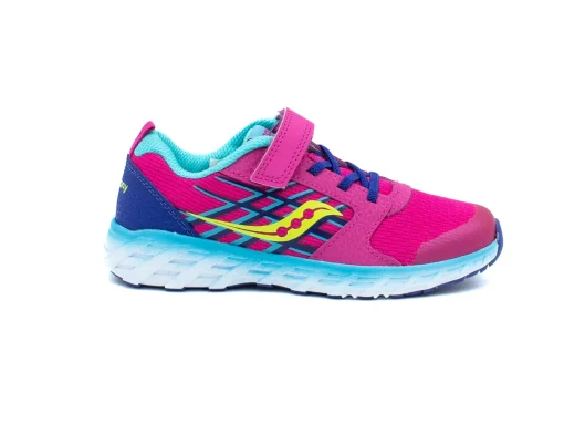 SAUCONY BIG KID'S WIND 2.0 A/C SNEAKER