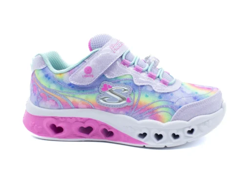 SKECHERS FLUTTER HEART LIGHTS - GROOVY SWIRL