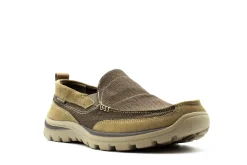 Skechers Superior-Milford Slip Ons Light Brown