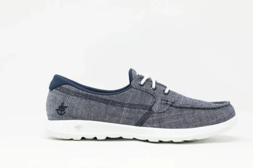SKECHERS Women's GOwalk Lite Isla Boat Shoes - Navy
