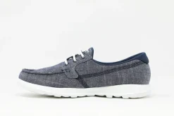 SKECHERS Women's GOwalk Lite Isla Boat Shoes - Navy